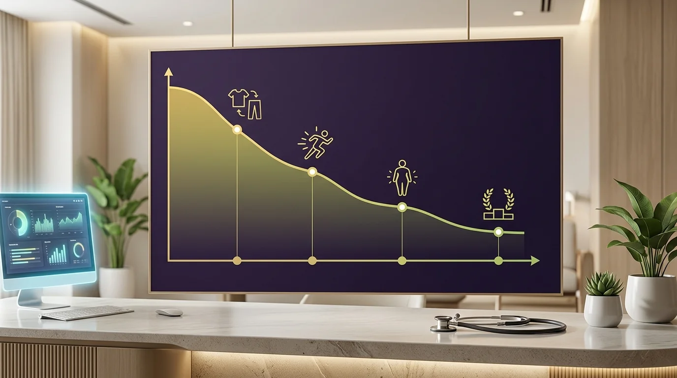 Weight loss progression timeline